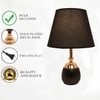 ELARE Black & Gold Table Lamp