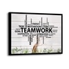 The Castle Decor Teamwork Motivational Wall Art Frame Office Decor 20x30 Inch