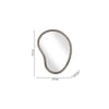 CarvedAntique Brass Wall Mirror