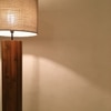 Cedar Beige Jute Floor Lamp with Beige Jute Base
