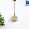Oslo Gray Lustre Layered Glass Hanging Pendant Light