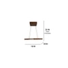 Atrium Brown Solid Wood Single Hanging Light