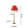 Devansh Wood & Metal Floor Lamp