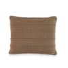 Cairo Toasted Coconut Cotton Knitted Decorative Cushion Cover 16 x 16 Inches