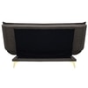 Bliss 3 Seater Sofa Cum Bed In Dark Brown Colour