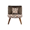 Easy Chair with Cushion in Brown Color