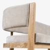 Dune Solid Wood Bench in White Colour
