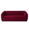 Rosa Fabric Sofa (Maroon)