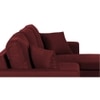Doozy 3 Sofa cum Bed with Storage in Maroon Colour