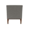 Claudia Boucle Fabric Arm Chair in Grey Colour