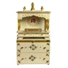 D'Dass Multi Color Mdf and Sheesham Wooden Temple With Cabinet For Pooja