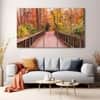 The Castle Decor Bridge Forest Spring Wall Art Set of 5 27x48 Inch