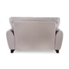 Radiance 2 Seater Leather Sole in Light Grey Colour