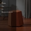 Prism Orange Pouf Ottoman