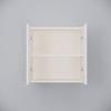 2 Doors Modular Wall Mounted Kitchen Cabinet With Adjustable Shelf In Highland Pine Finish