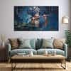 The Castle Decor Krishna Ji Wall Painting Wooden Framed 27x48 Inch (Style 19)