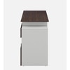 Amigo Study Table Frosty White Choco Walnut