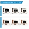 BLUEWUD Rowlet Mini Engineering Wood Floor Standing TV Entertainment Unit Set Top Box Stand/TV Cabinet Panel with Shelves for Books & D�cor Display Unit Bed Living Room Upto 42 Inches (Wenge & White)