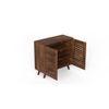 Carlem Engineered Wood Shoe Cabinet with Brown Maple finish