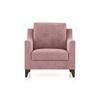 Abbey Sofa (Colour : Desert Rose, Cushion : Hard, Seating Capacity : 1 Seater)