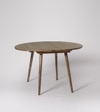 Rond Way Solid Wood 8 Seater Dining Table in Natural Finish