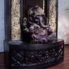 Slate Ganesha Brown Fiber Glass Indoor Fountain