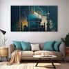 The Castle Decor Islamic Wall Painting Wooden Framed 27x48 Inch (Style 2)