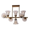 Devansh Gold Wall Mounted Lamp With Beige Jute Shade