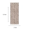Neulooms Handloom Knotted Reversible Flatweave Runner Rug Chocolate Brown or Ivory 3x12