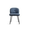 Quantuva Fabric Dining Chair in Blue Colour