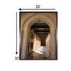 Pink Arch Wood Framed Canvas Wall Prints Canvas Wall Prints Set of 1 Multicolor Matte