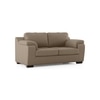 Trissino 2 Seater Premium Italian Leather Sofa In Dark Truffle Colour