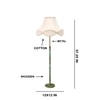Devansh Wood & Metal Floor Lamp