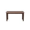 Monterey 4 Seater Dining Set with 1 Bench and 2 Chairs (Rubberwood, Dark Cappuccino Finish)