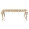 Helena Rectangular Solid Wood Coffee Table In White Finish