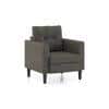 Winston 1 Seater Fabric Sofa (Slate Grey)