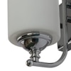 Eliante Modern Wall Lights Mild Steel & Glass Material Chrome & White Finish