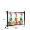 Desert Art Metal Handpainted Sardar Mini Wall Frame in Multicolour