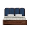 Aaram Wooden Queen Size Bed With Box Storage in Provincial Teak Finish
