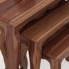Cole Solid Wood Nest of Tables in Urban Teak Finish