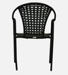 Esperance  Wicker Chair In  Black Finish