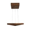 Trine Brown Solid Wood Single Hanging Light