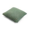 Kelly Knit Bermuda Green Cotton Cushion Cover 16X16 Inches