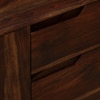 Sheesham Wood TV Unit In Provincial Teak Finish With Drawers