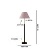 Devansh Wood & Metal Floor Lamp