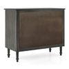 Elisa Solid Wood Chest of 4 Drawers in Antique Grey Finish