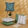 Set Of 5 Floral Square Cushion Covers