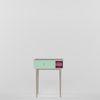 Craft Villa Toddlers Table With Display Cabinet In White & Pink Colour