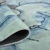 Saraswati Global Little Wool Viscose Hand Tufted Carpet in Granite 5X8 ft