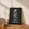 The Castle Decor Focus Discipline Execution Motivational Wall Art 8x12 Inch